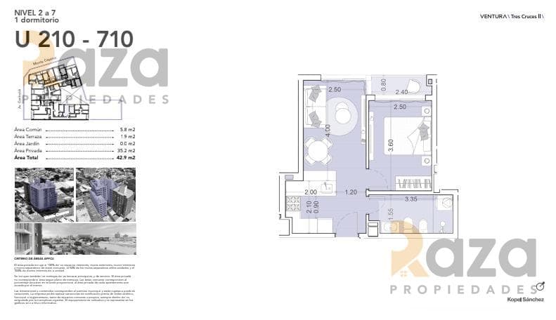 1-Bedroom Apartment for Sale in La Blanqueada