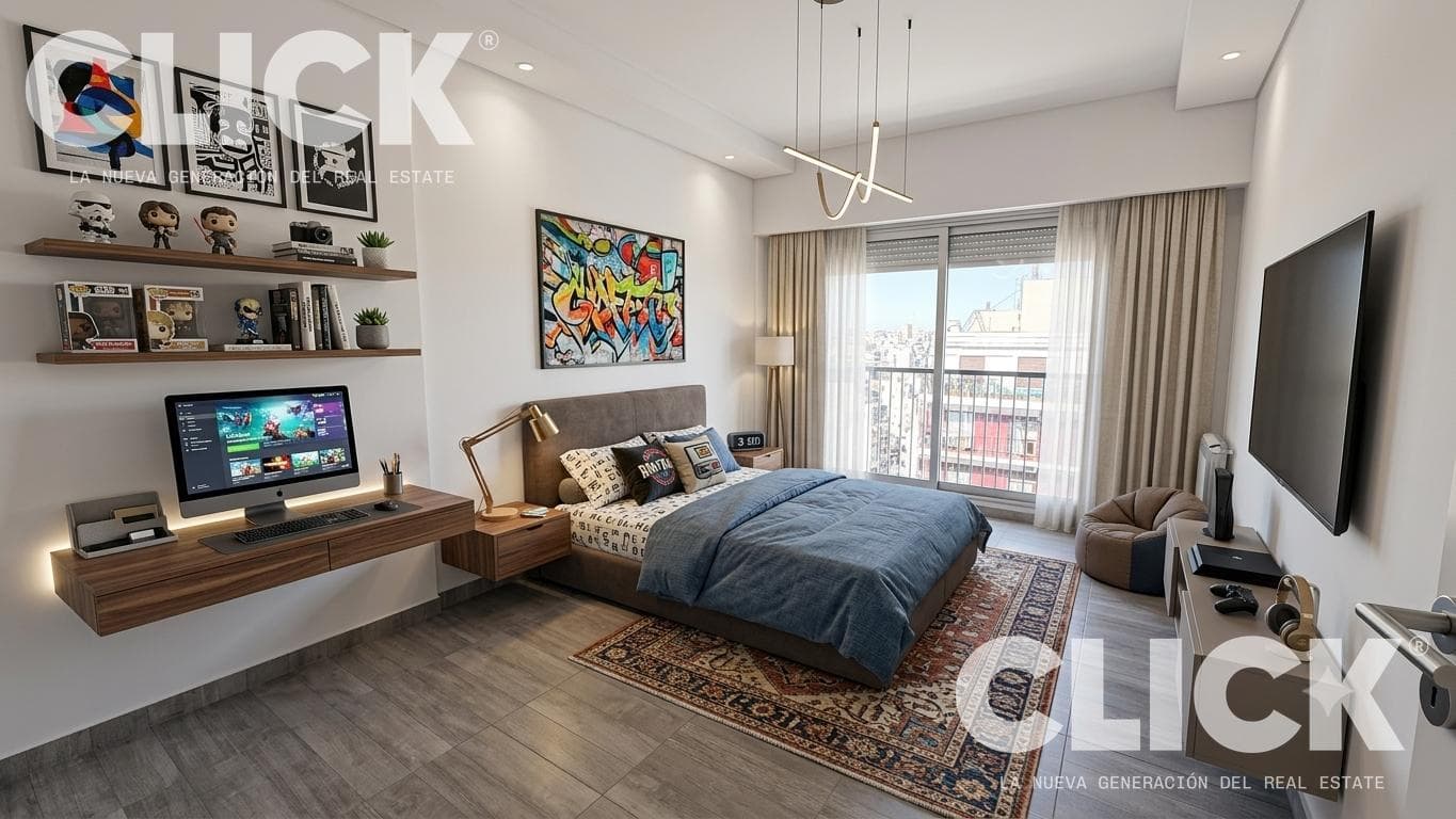 FOR SALE - 4-ROOM APARTMENT - BALCONY WITH GRILL - AMENITIES - ALMAGRO