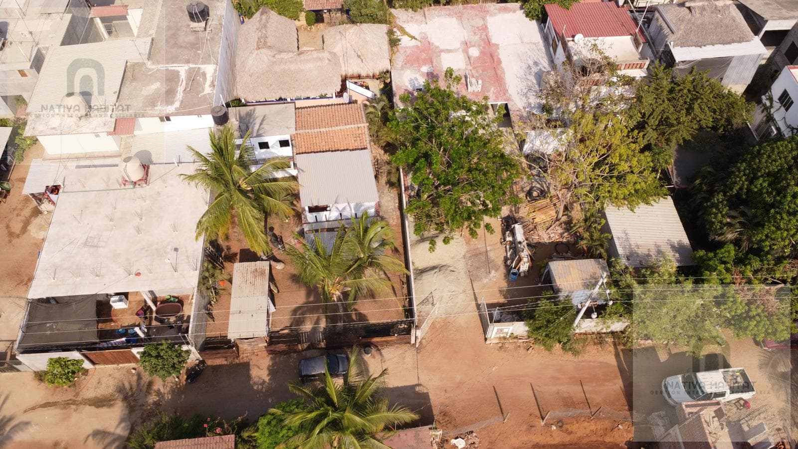 Lot in La Punta Zicatela, 4 blocks from the beach. Quiet area with high appreciation potential