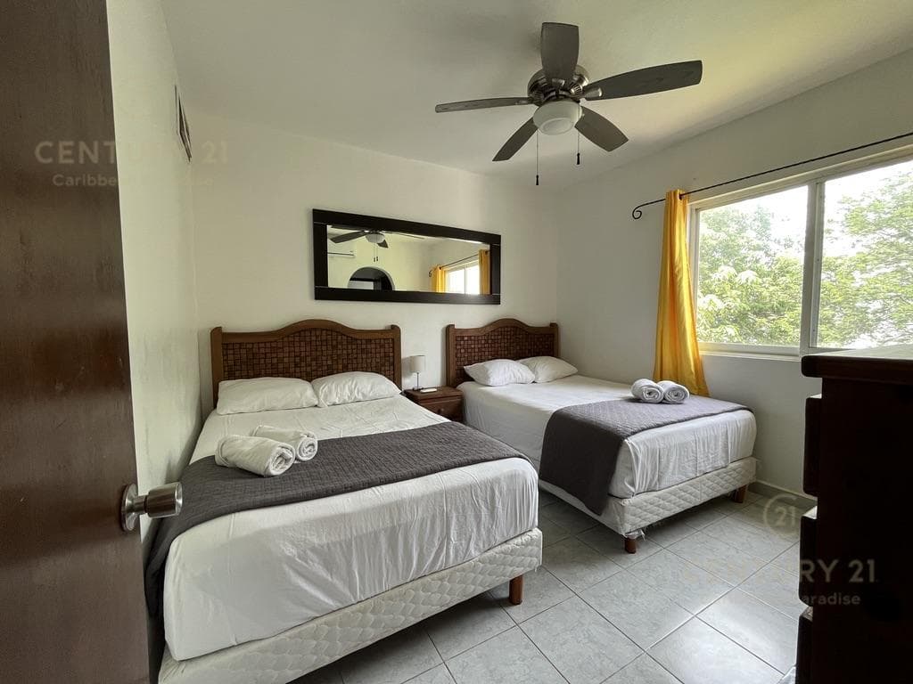 2-Bedroom Condo for Rent in Las Gaviotas Condominium, Downtown Playa del Carmen | P4576