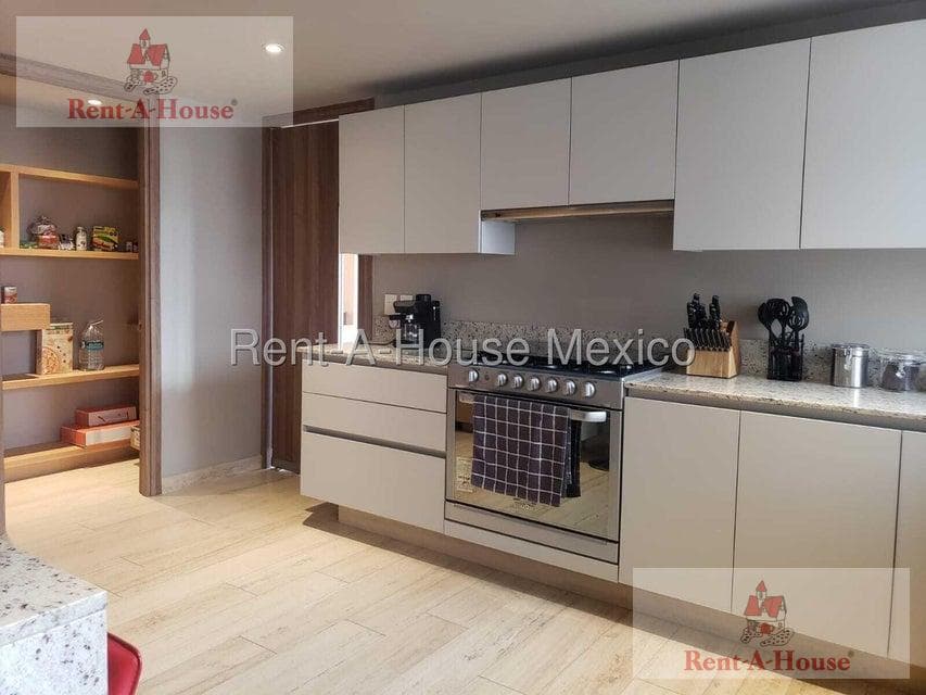 Furnished Apartment for Rent in Hacienda de las Palmas, Huixquilucan, CR 26-2707.