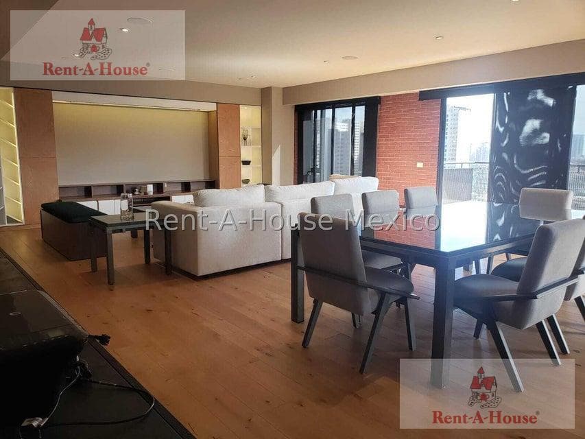 Furnished Apartment for Rent in Hacienda de las Palmas, Huixquilucan, CR 26-2707.