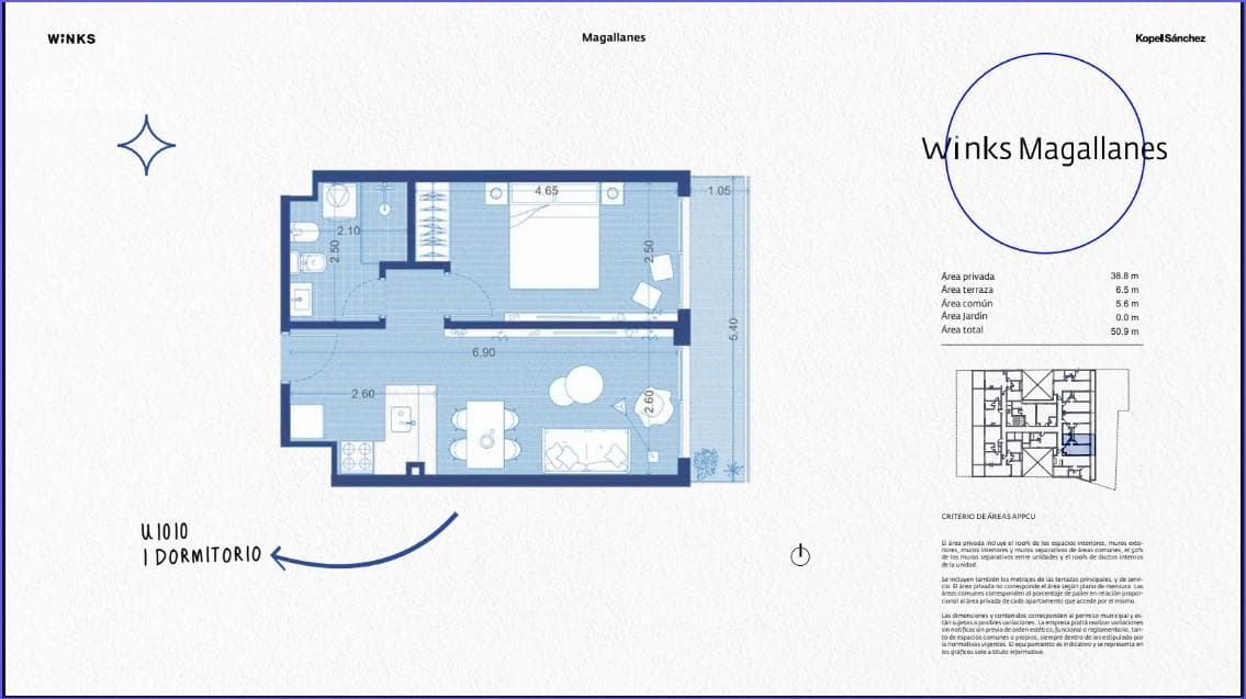 One-Bedroom Apartment for Sale in Palermo - 1010