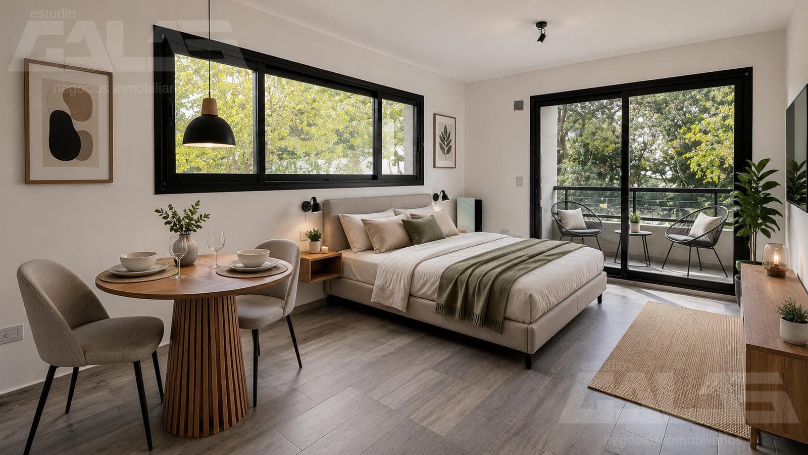 Brand-New Premium Studio Apartment with Garage and Pool in Ituzaingó Norte