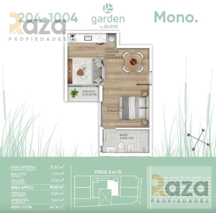 Studio Apartment for Sale in La Blanqueada