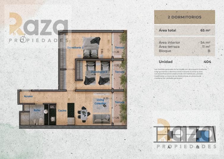 New 2-Bedroom Apartment for Sale in Pocitos