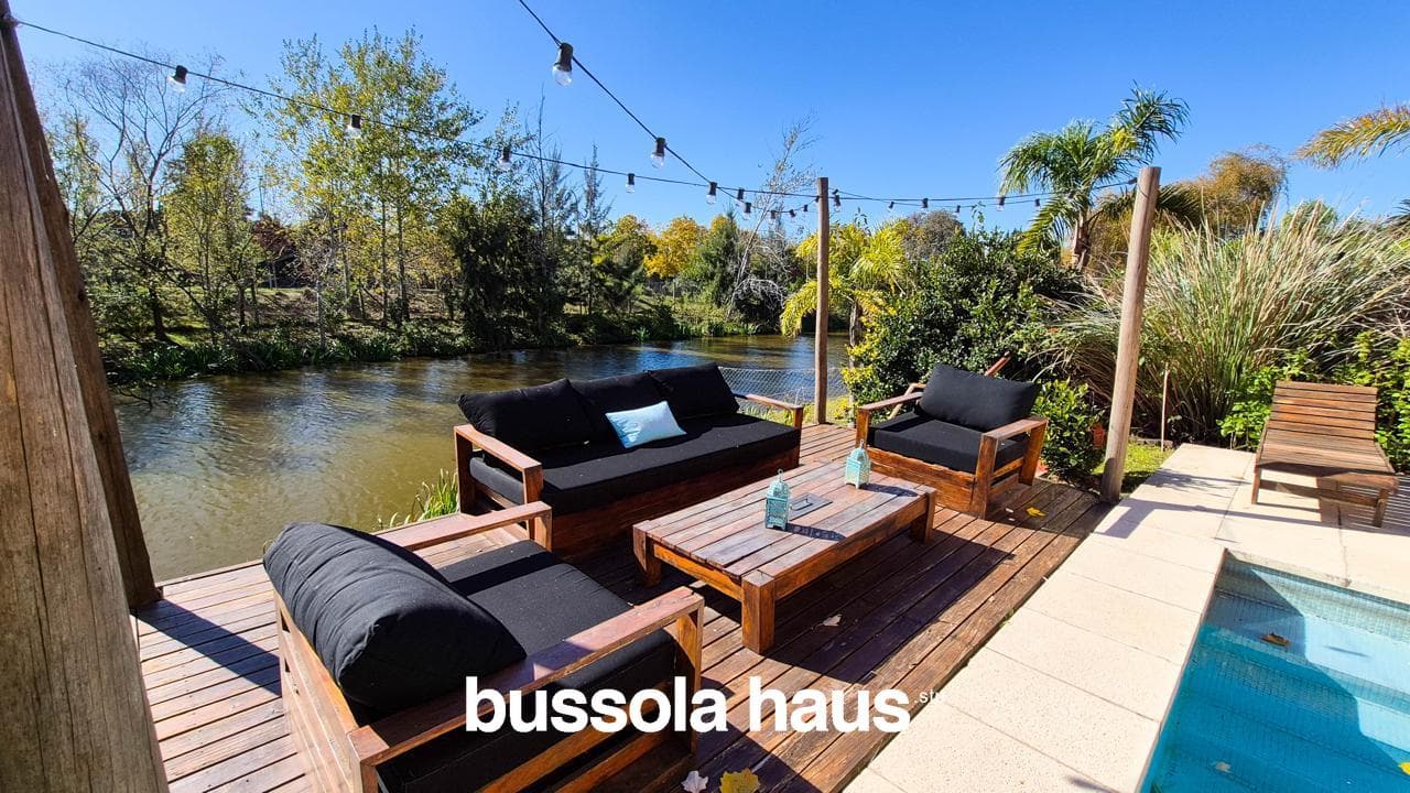 Furnished House for Rent by the Lake in Las Glorietas, Nordelta