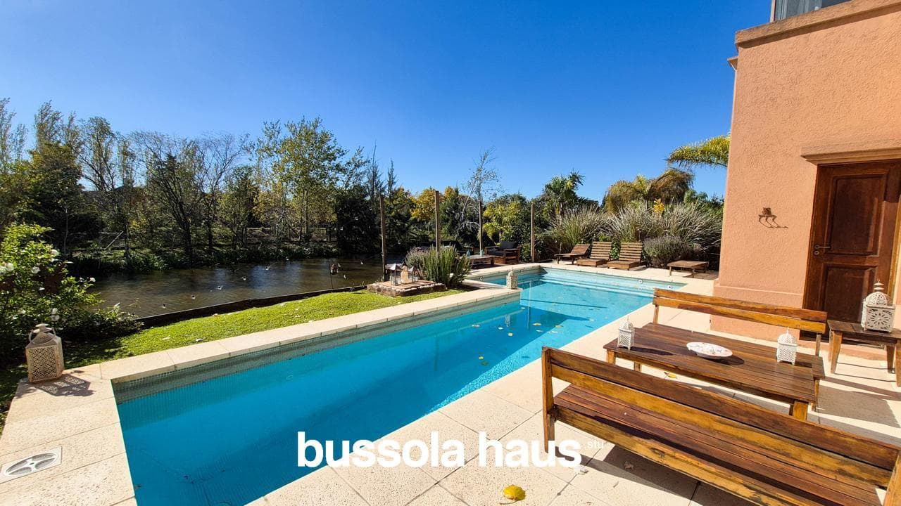 Furnished House for Rent by the Lake in Las Glorietas, Nordelta