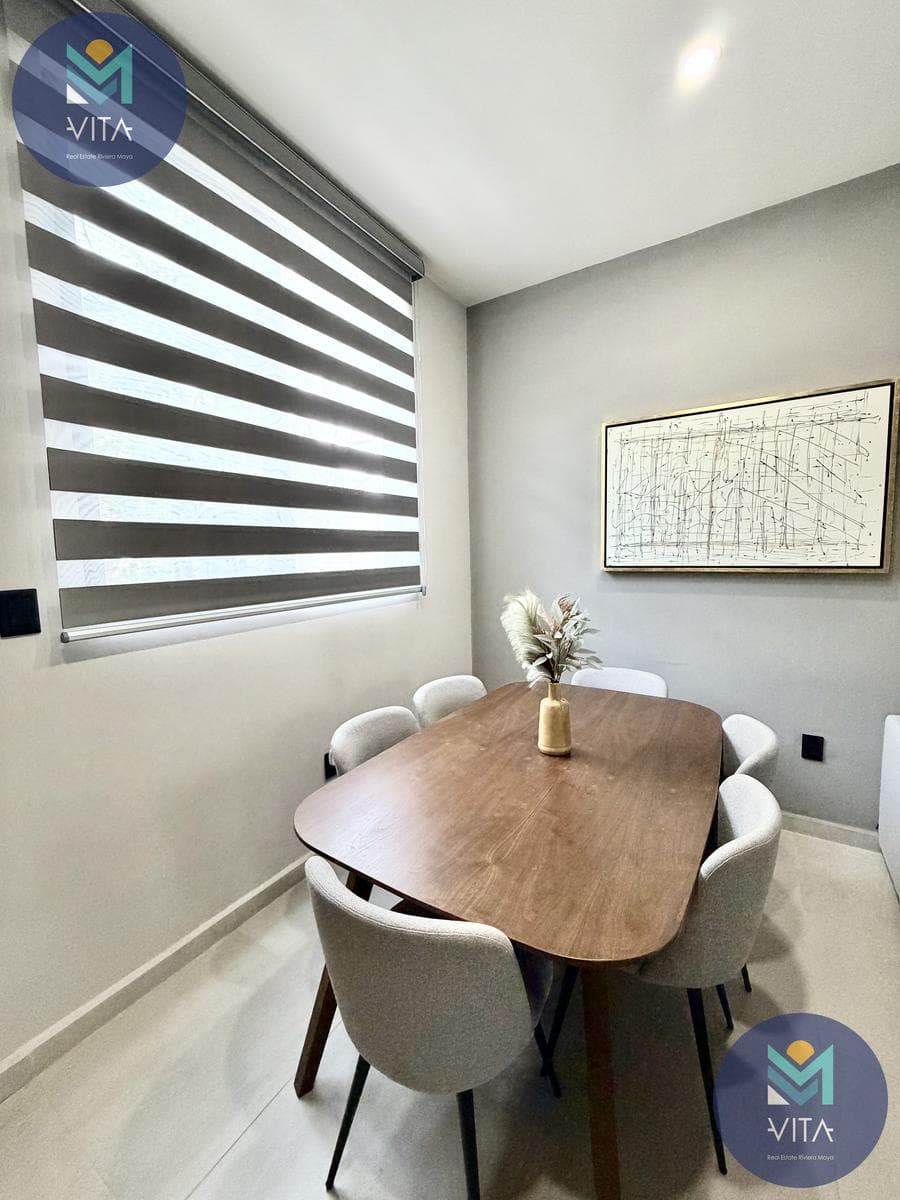 Furnished and Fully Equipped House for Rent in Playa del Carmen: 3 Bedrooms, 3 Bathrooms, Rooftop Pool