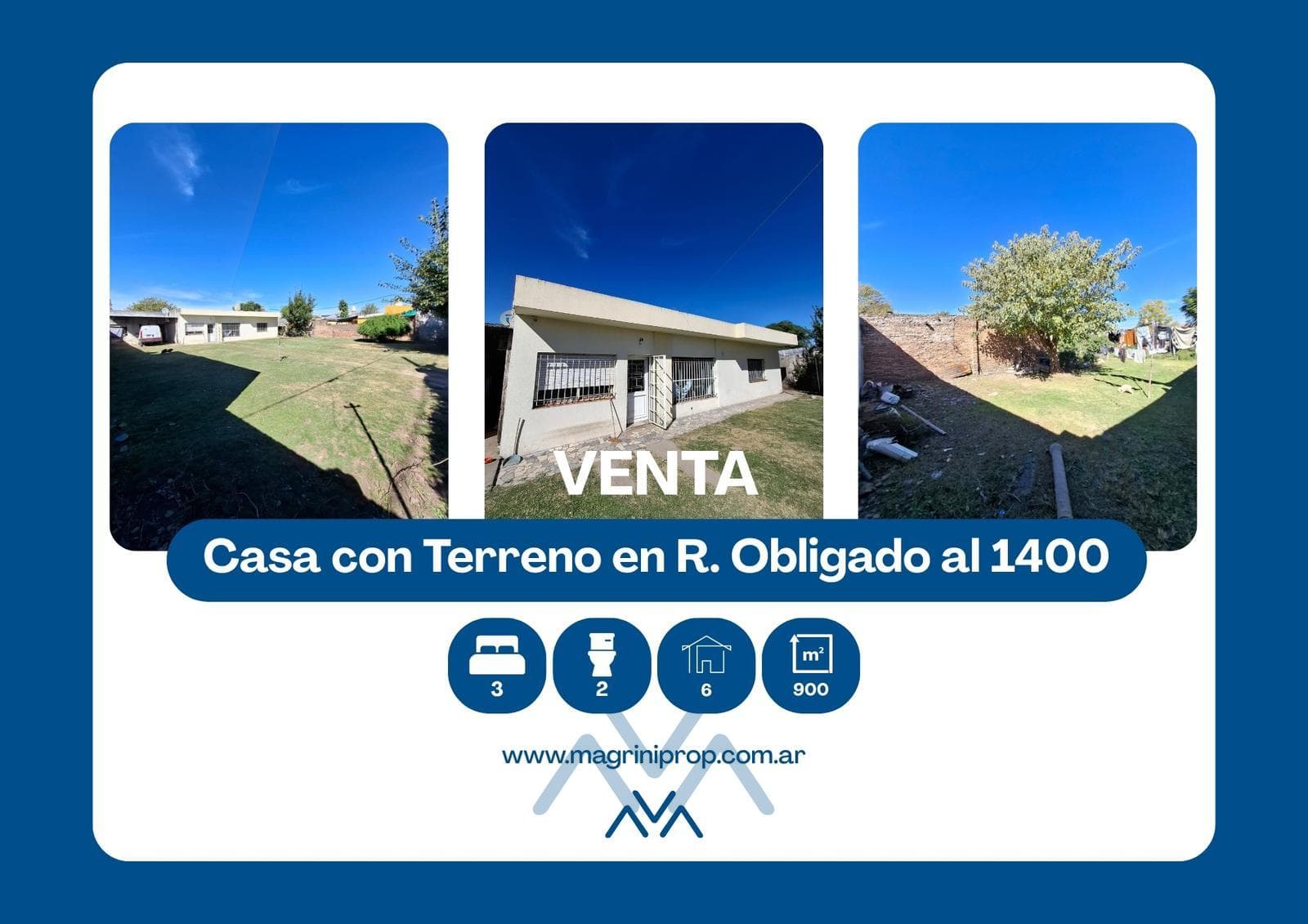 House with 1,700 m² of Land on Rafael Obligado at 1400, Pergamino, Buenos Aires