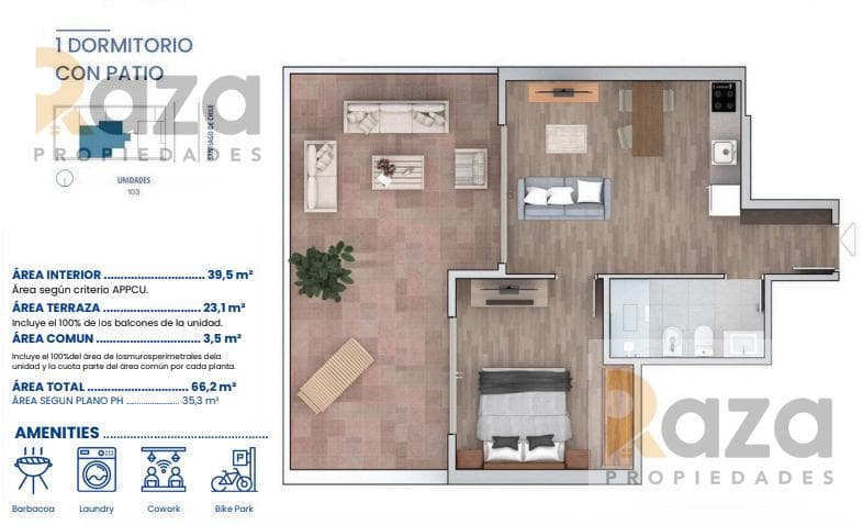 1-Bedroom Apartment for Sale in Cordon