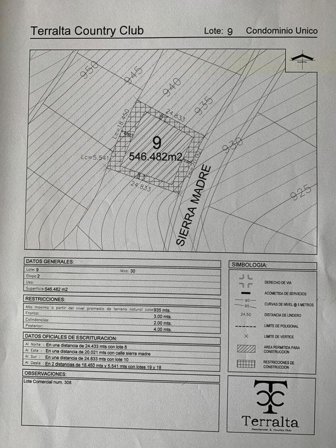 Opportunity: Land for Sale at Terralta Country Club