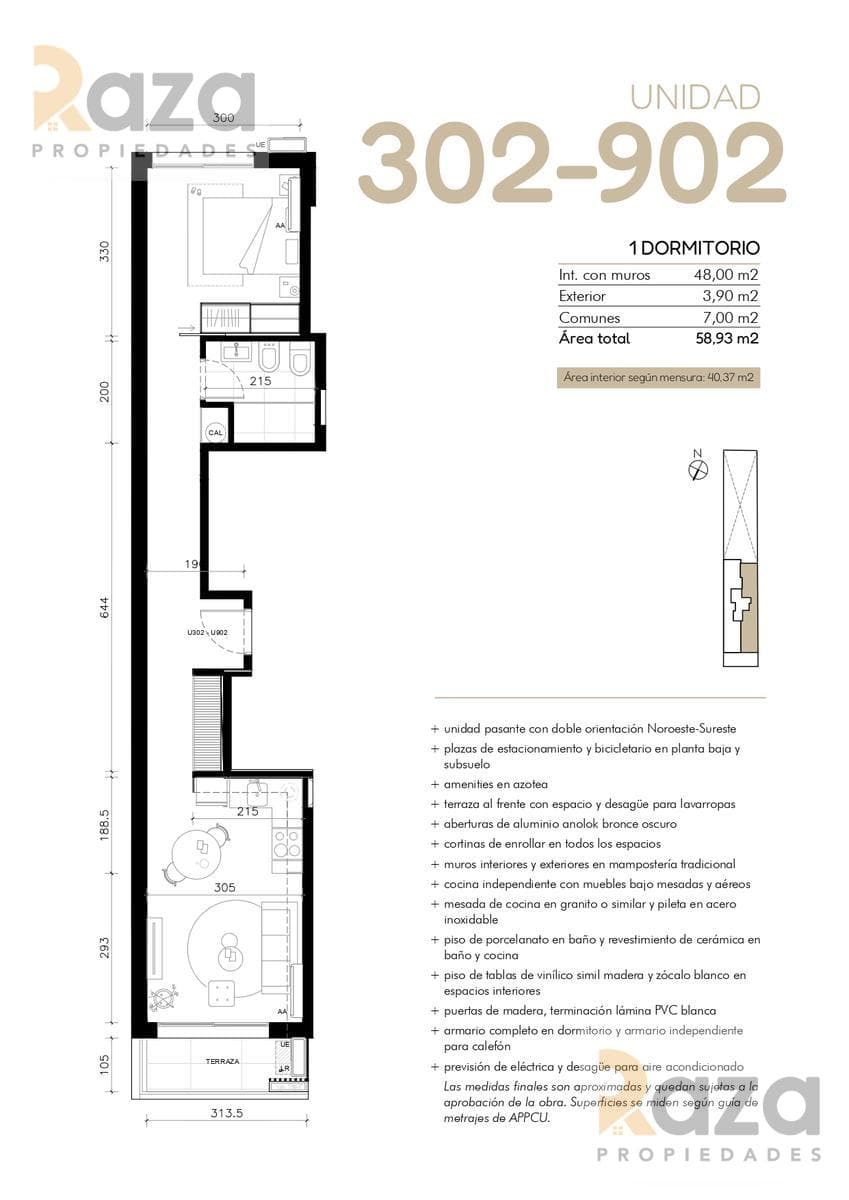 1-Bedroom Apartment for Sale in Cordon Sur