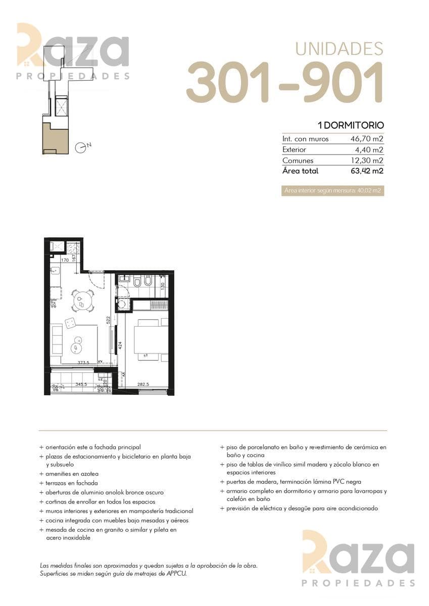 1-Bedroom Apartment for Sale in Cordon Sur