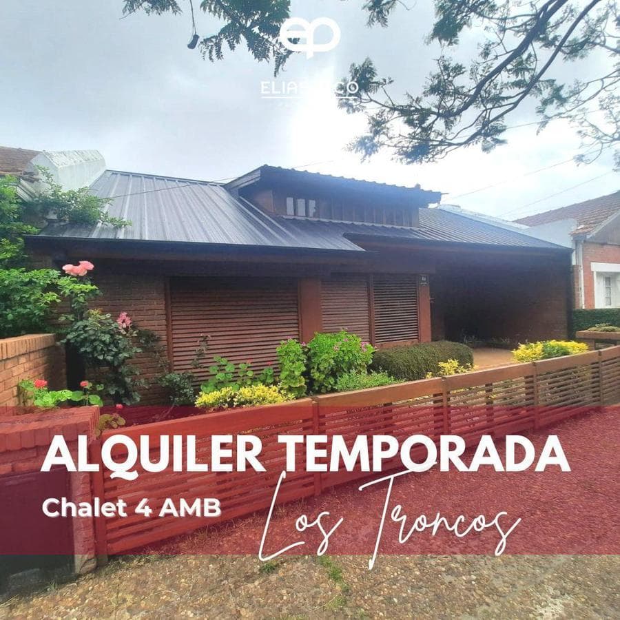 SEASONAL RENTAL: 4-Bedroom Villa - Los Troncos area, MDP
