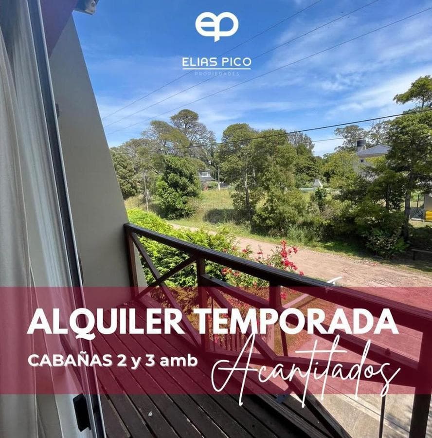 SEASONAL CABIN RENTALS in Acantilados, Mar del Plata