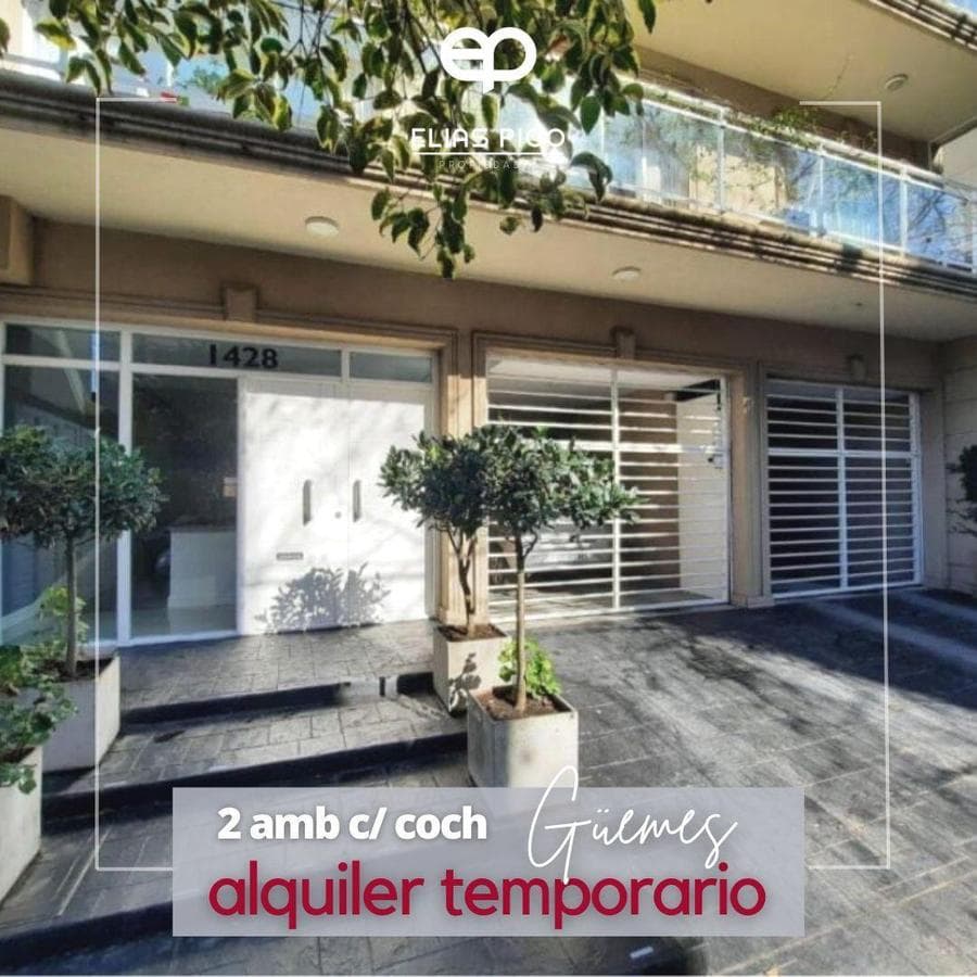 SHORT-TERM RENTAL: 2-bedroom apartment with parking in the GUEMES neighborhood, MdP