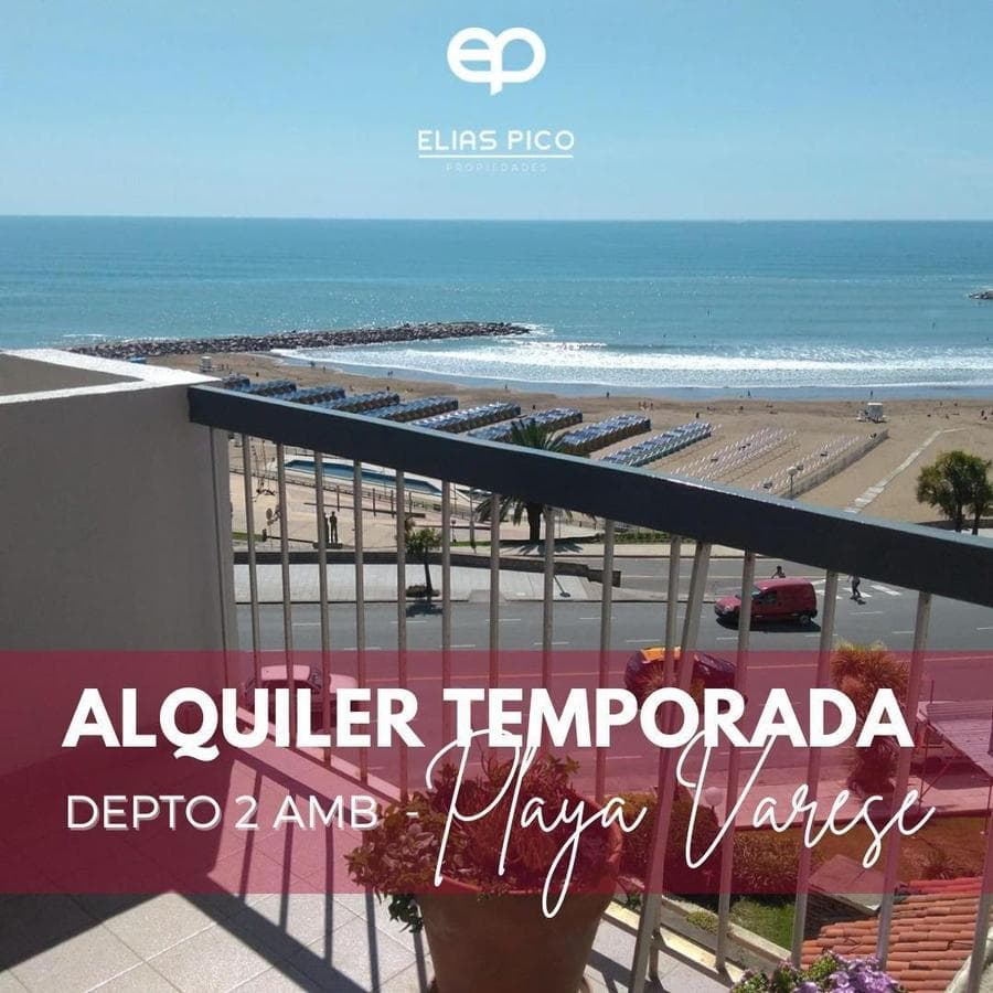 SEASONAL RENTAL: 2-Bedroom Ocean View - Varese Beach, MdP
