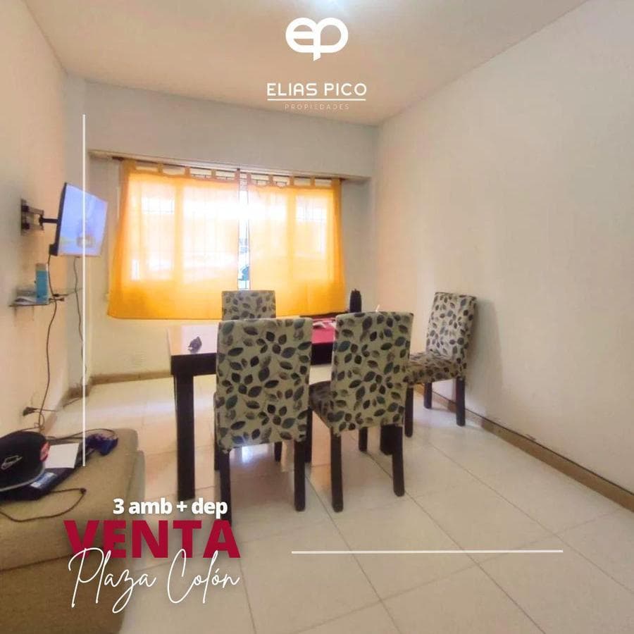 3-room apartment with maid's quarters near Plaza Colón, MdP
