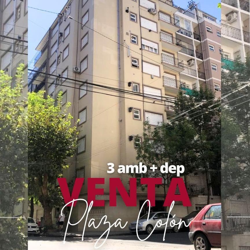 3-room apartment with maid's quarters near Plaza Colón, MdP