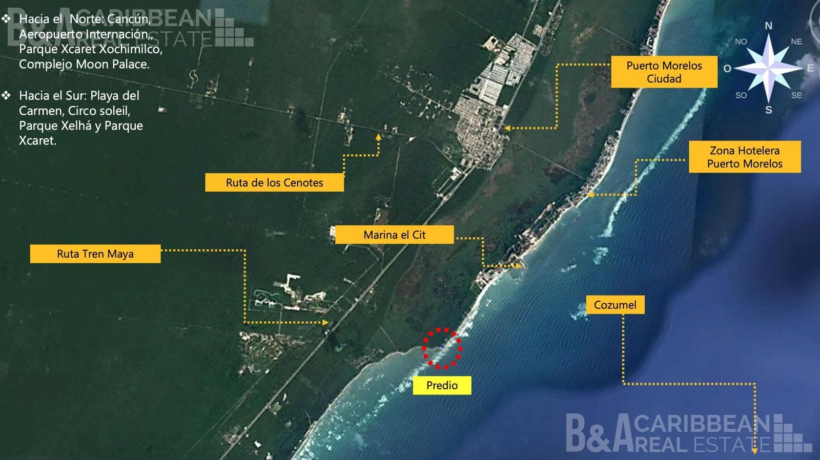 Eco-friendly beachfront vacation property in Puerto Morelos
