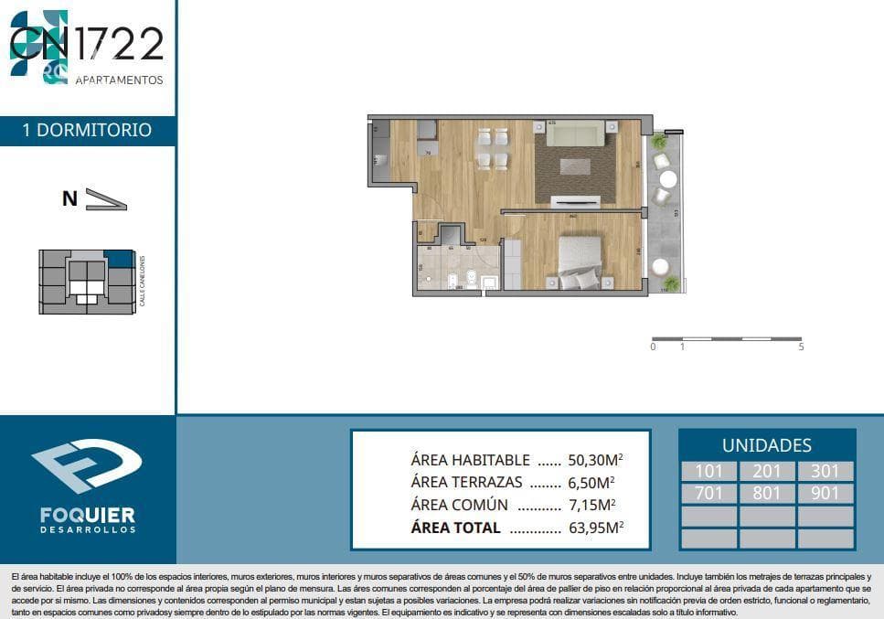 One-bedroom apartment for sale in Cordón - 901