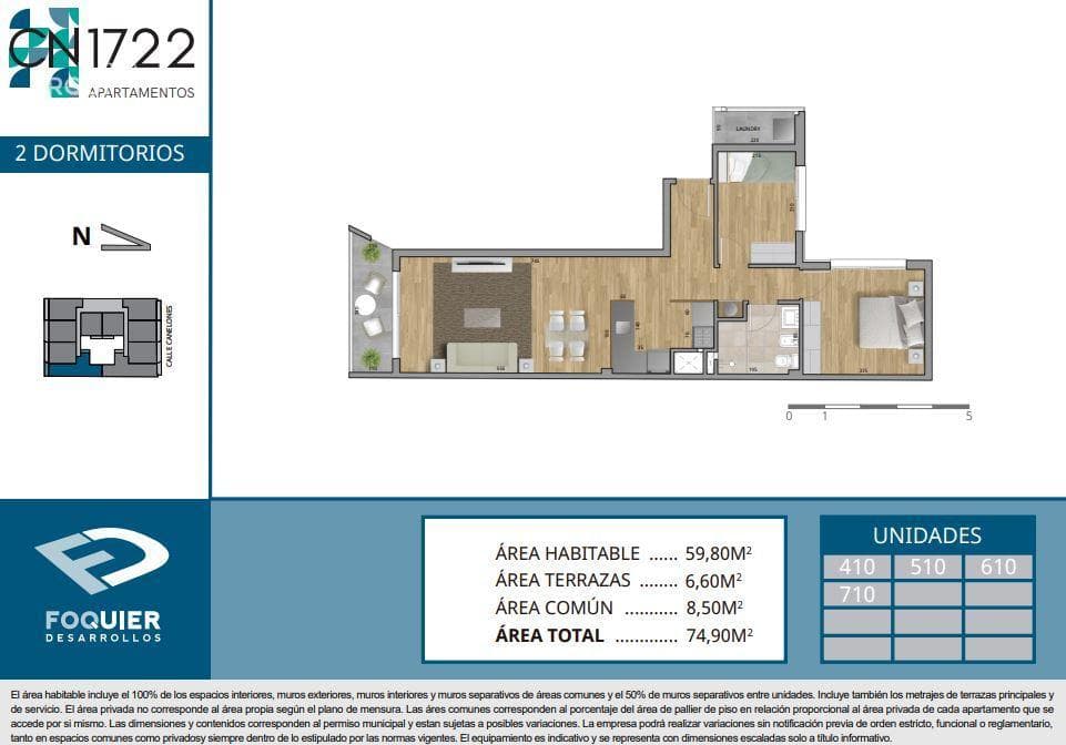 Two-bedroom apartment for sale in Cordón - 610
