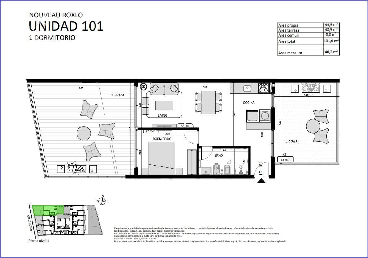 One-bedroom apartment for sale in Cordón - 101