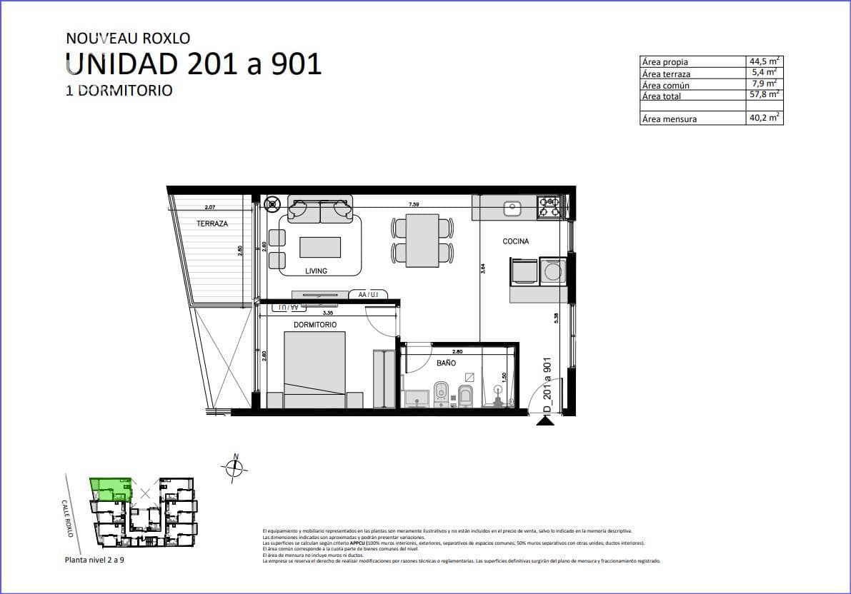 One-Bedroom Apartment for Sale in Cordón - 301