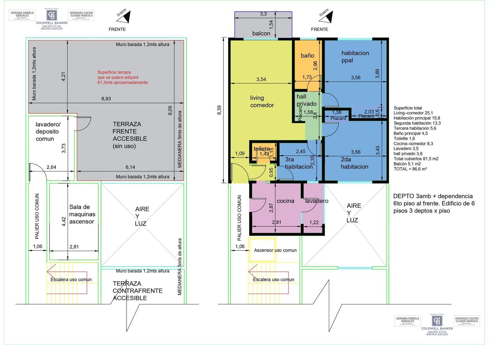 Venta Departamento 3 ambiente con dependencia, zona caballito norte.