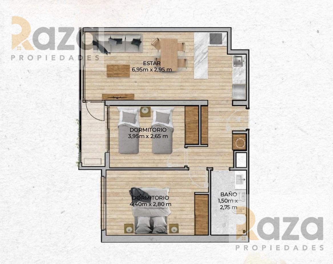 2-Bedroom Apartment for Sale in Downtown (Montevideo)