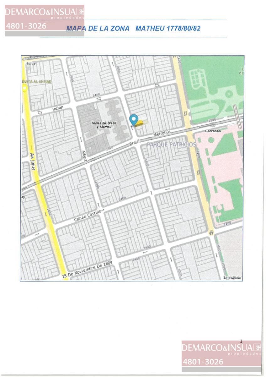 Land for Sale in Parque Patricios