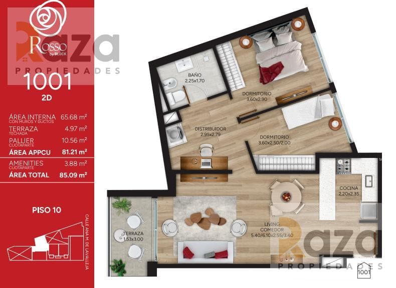 2-Bedroom Apartment for Sale in Cordón