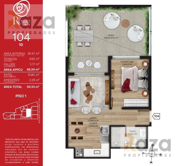 1-Bedroom Apartment for Sale in Cordón