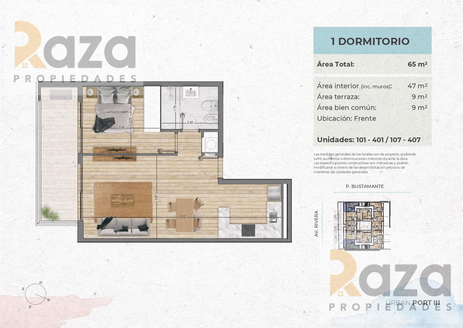 1-Bedroom Apartment for Sale in Buceo