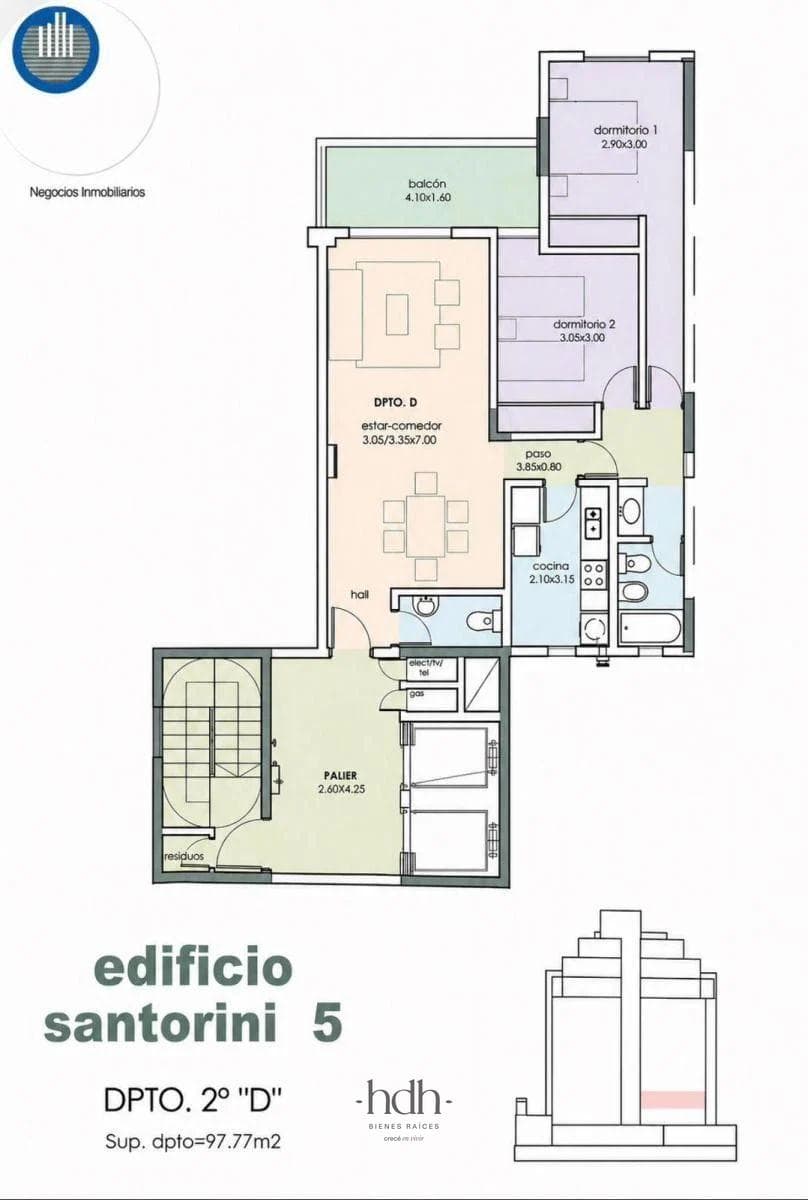 Apartment for sale: 2 bedrooms, 1 bathroom, balcony