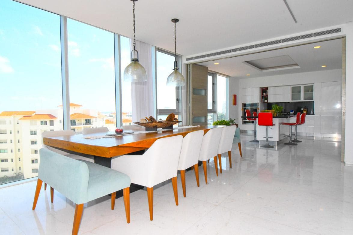 Apartment for Sale Across from the Lagoon at the Isla Dorada Residential Complex in Cancun