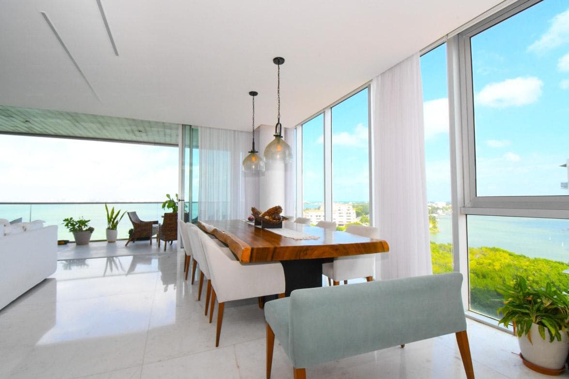 Apartment for Sale Across from the Lagoon at the Isla Dorada Residential Complex in Cancun
