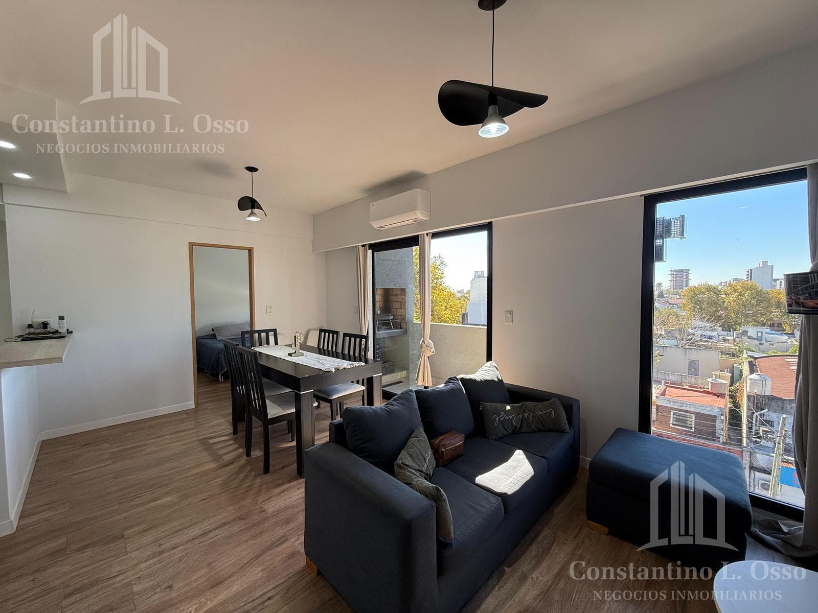 Two-room apartment - On the street side - with a balcony - with a garage