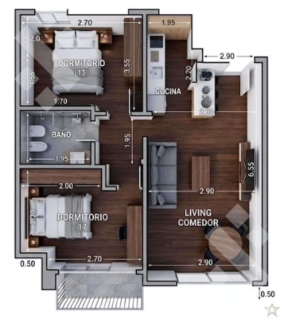 2-BEDROOM APARTMENT FOR SALE | IN POZO | NEUQUÉN CITY