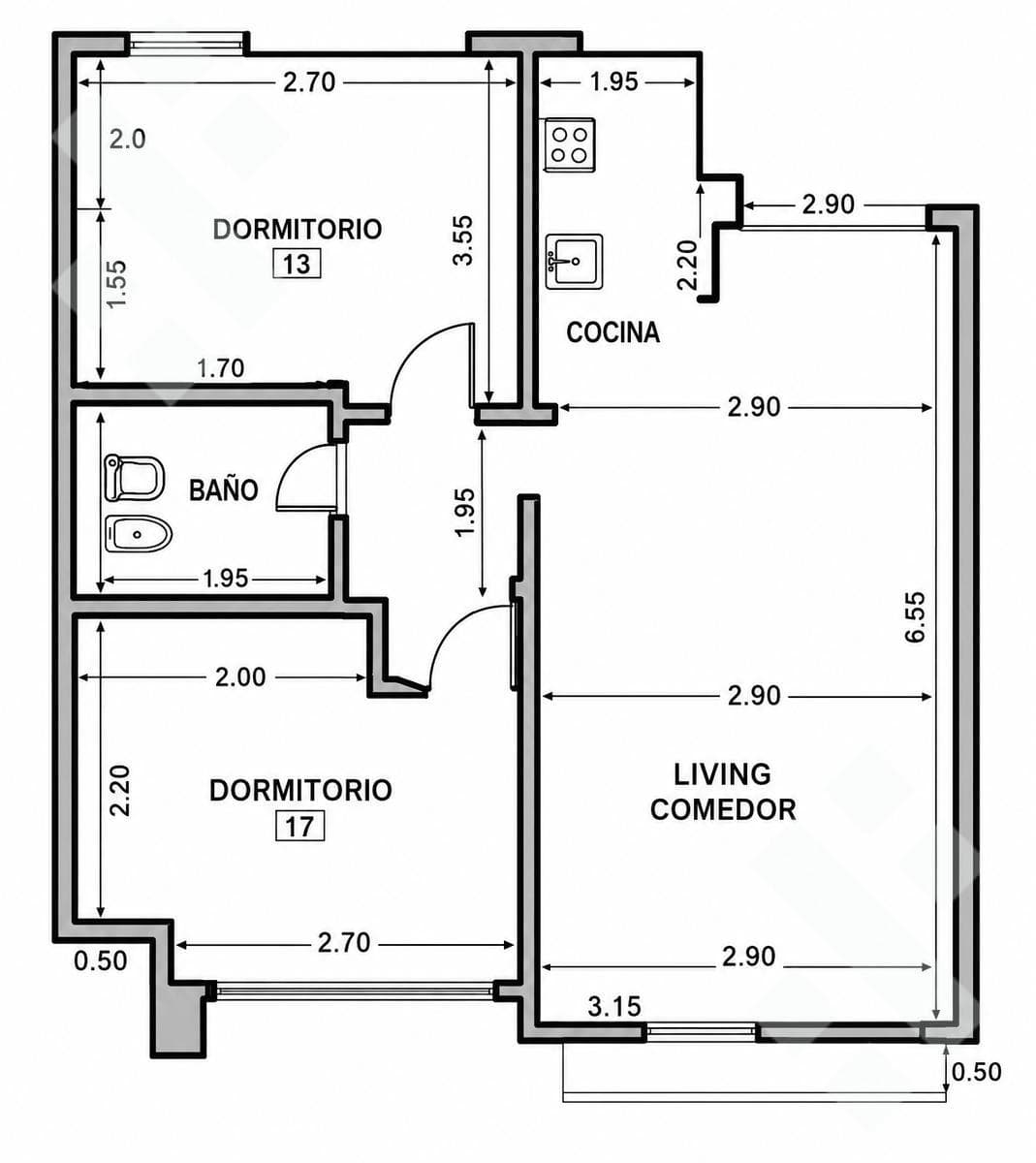 2-BEDROOM APARTMENT FOR SALE | IN POZO | NEUQUÉN CITY