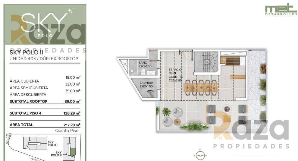 2-Bedroom Duplex Penthouse for Sale in Carrasco