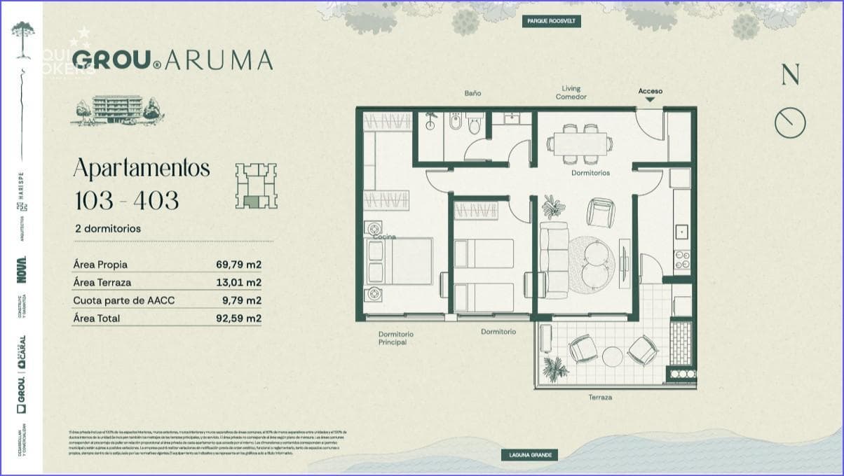 Two-Bedroom Apartment for Sale in Parque Miramar - 303