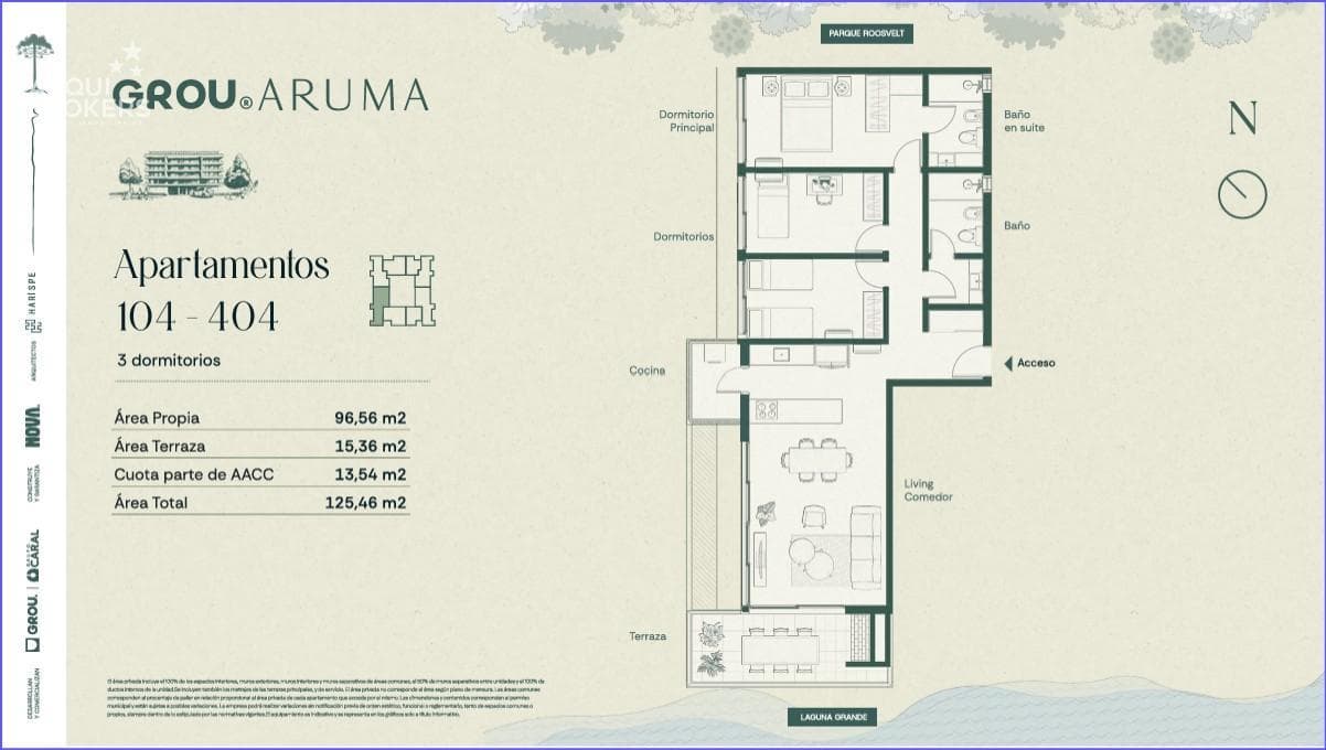 Three-Bedroom Apartment for Sale in Parque Miramar - 304
