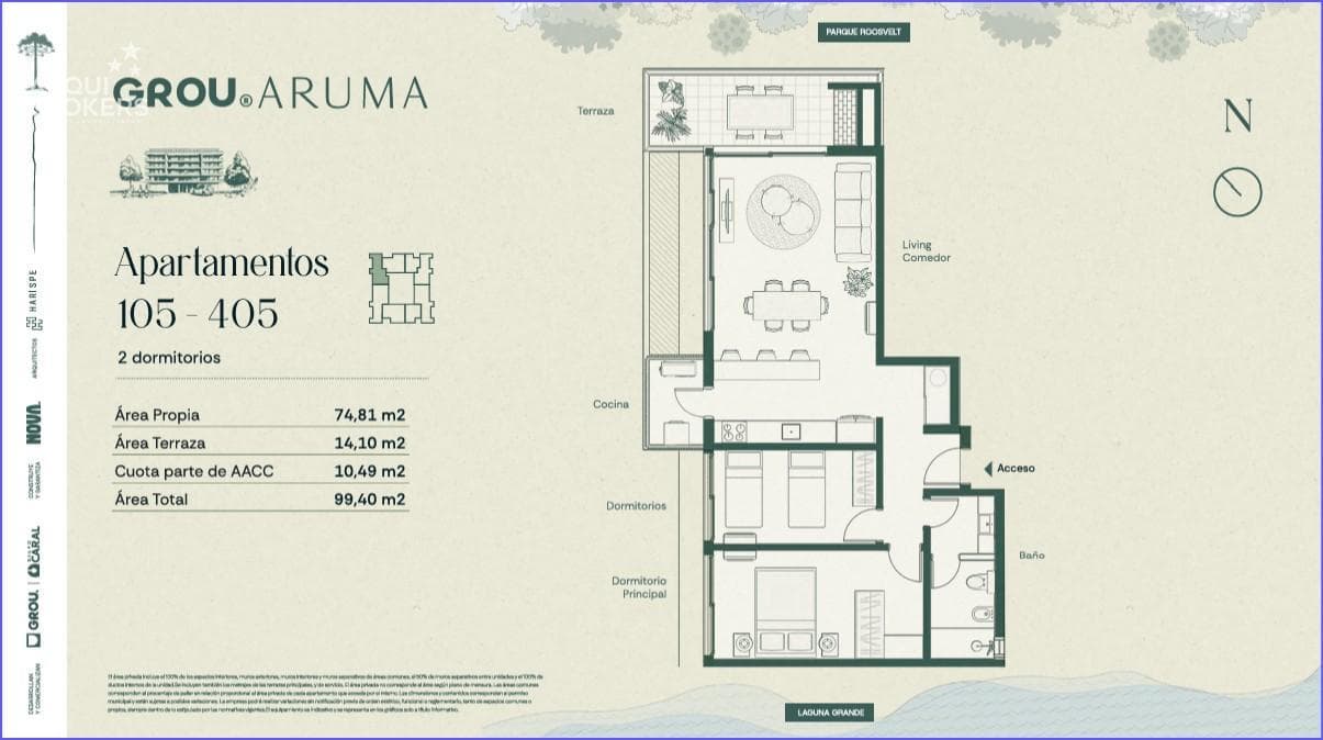 Two-Bedroom Apartment for Sale in Parque Miramar - 105