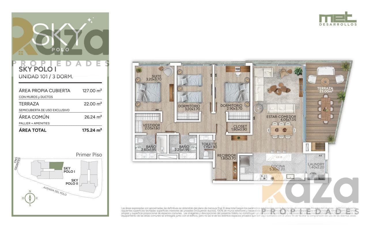 3-Bedroom Apartment for Sale in Carrasco
