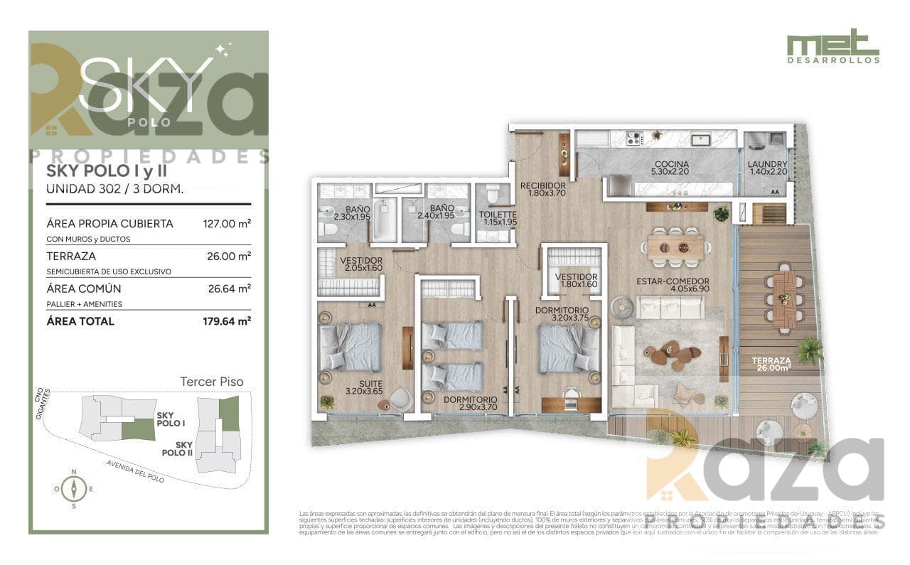 3-Bedroom Apartment for Sale in Carrasco