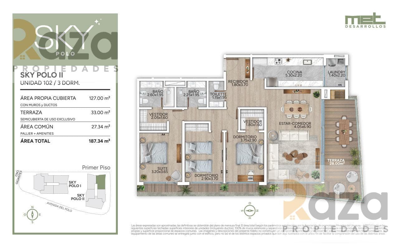 3-Bedroom Apartment for Sale in Carrasco