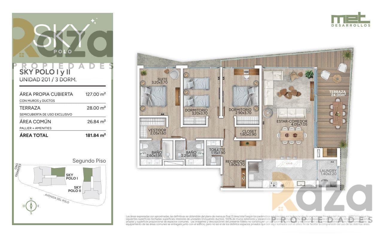 3-Bedroom Apartment for Sale in Carrasco