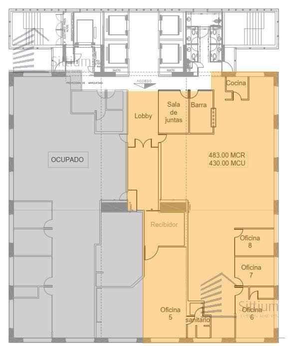 Office for Rent - Arcos Bosques II - 27th Floor - 483 m2